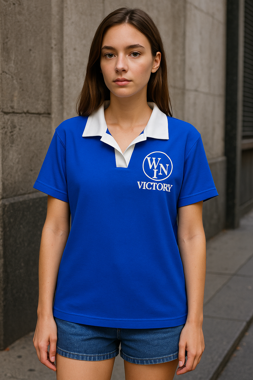 T-Shirt polo WIN - VICTORY