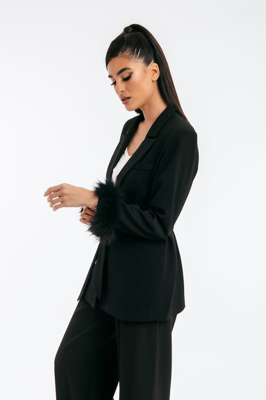 Blazer μεσάτο με πούπουλα