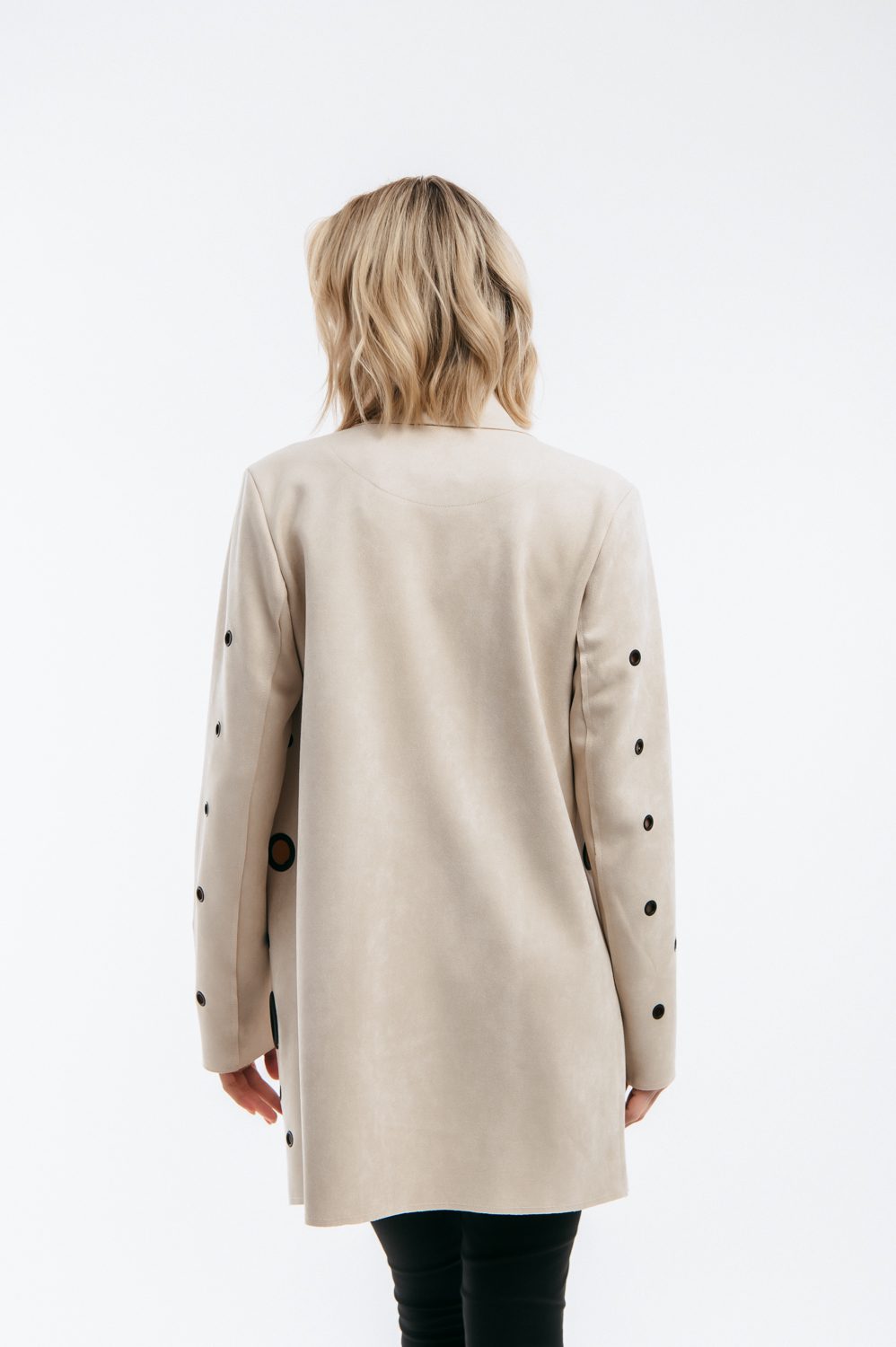 Σακάκι suede detailed