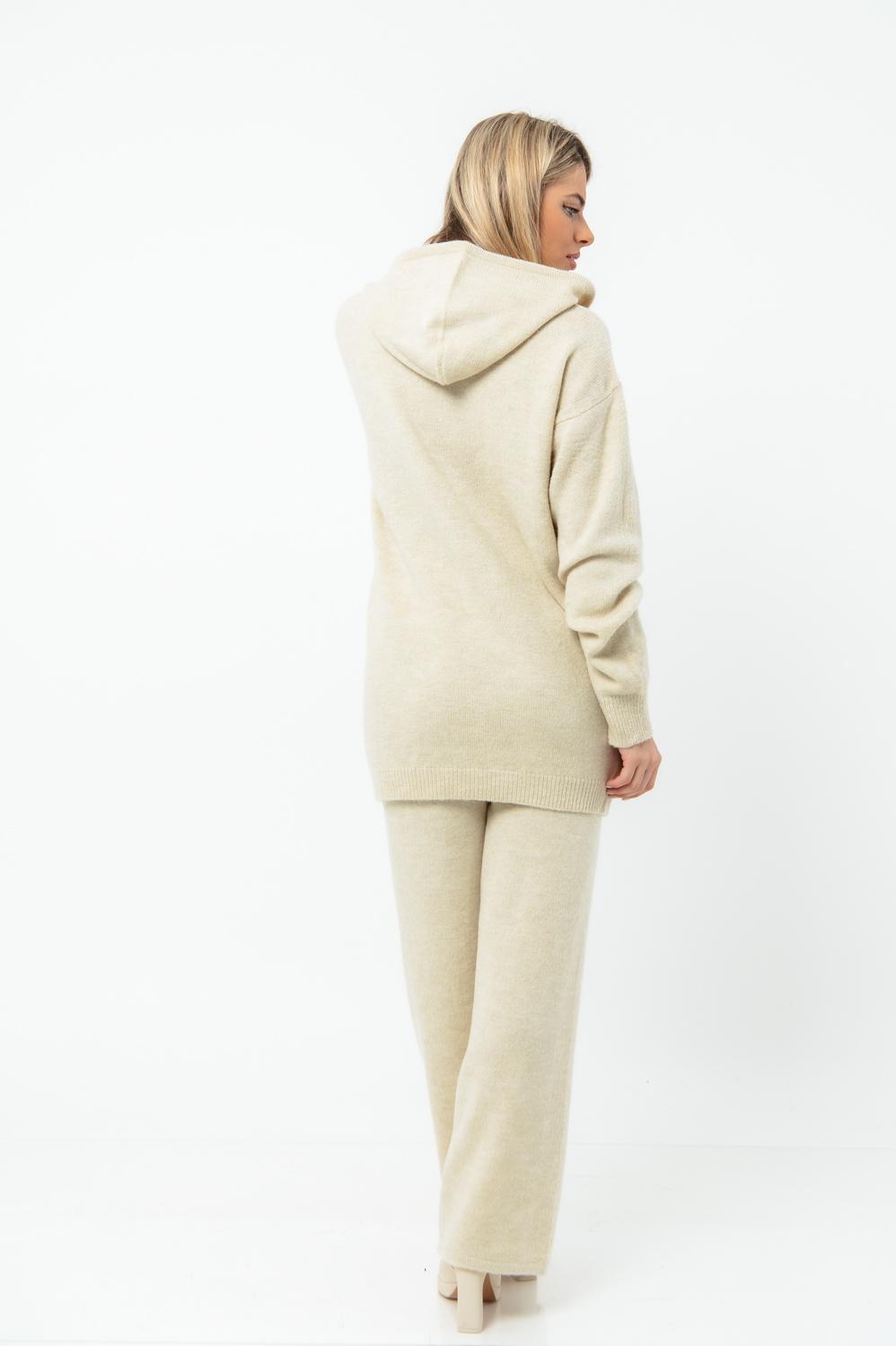 Σετ πλεκτό μπλούζα - παντελόνι