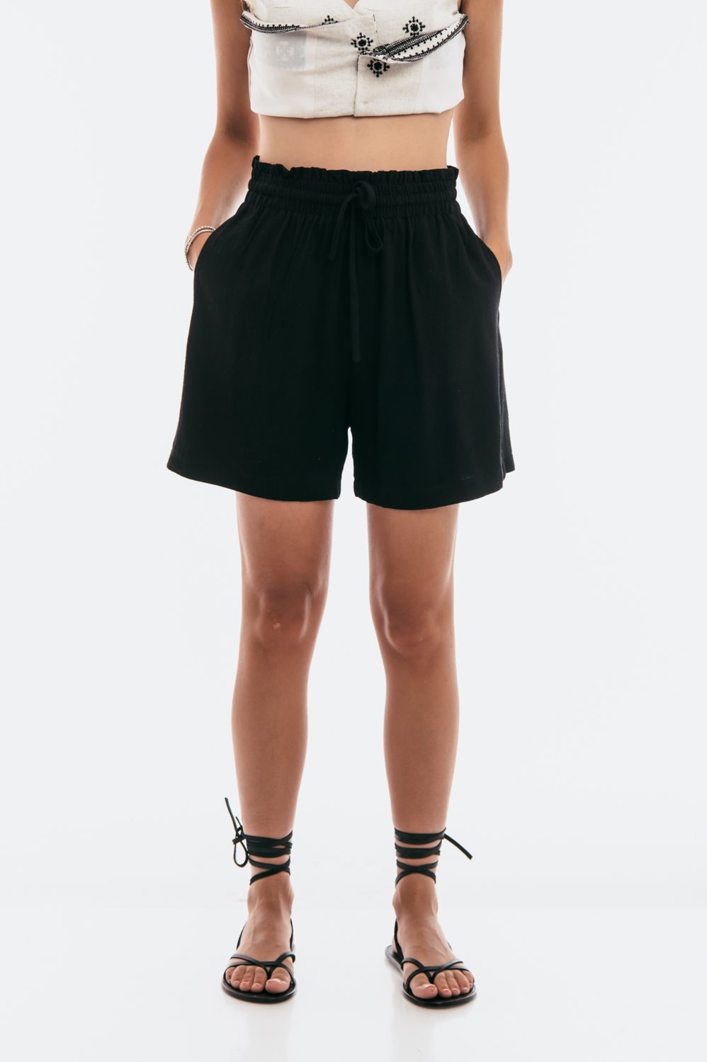 Shorts βισκοζολινό