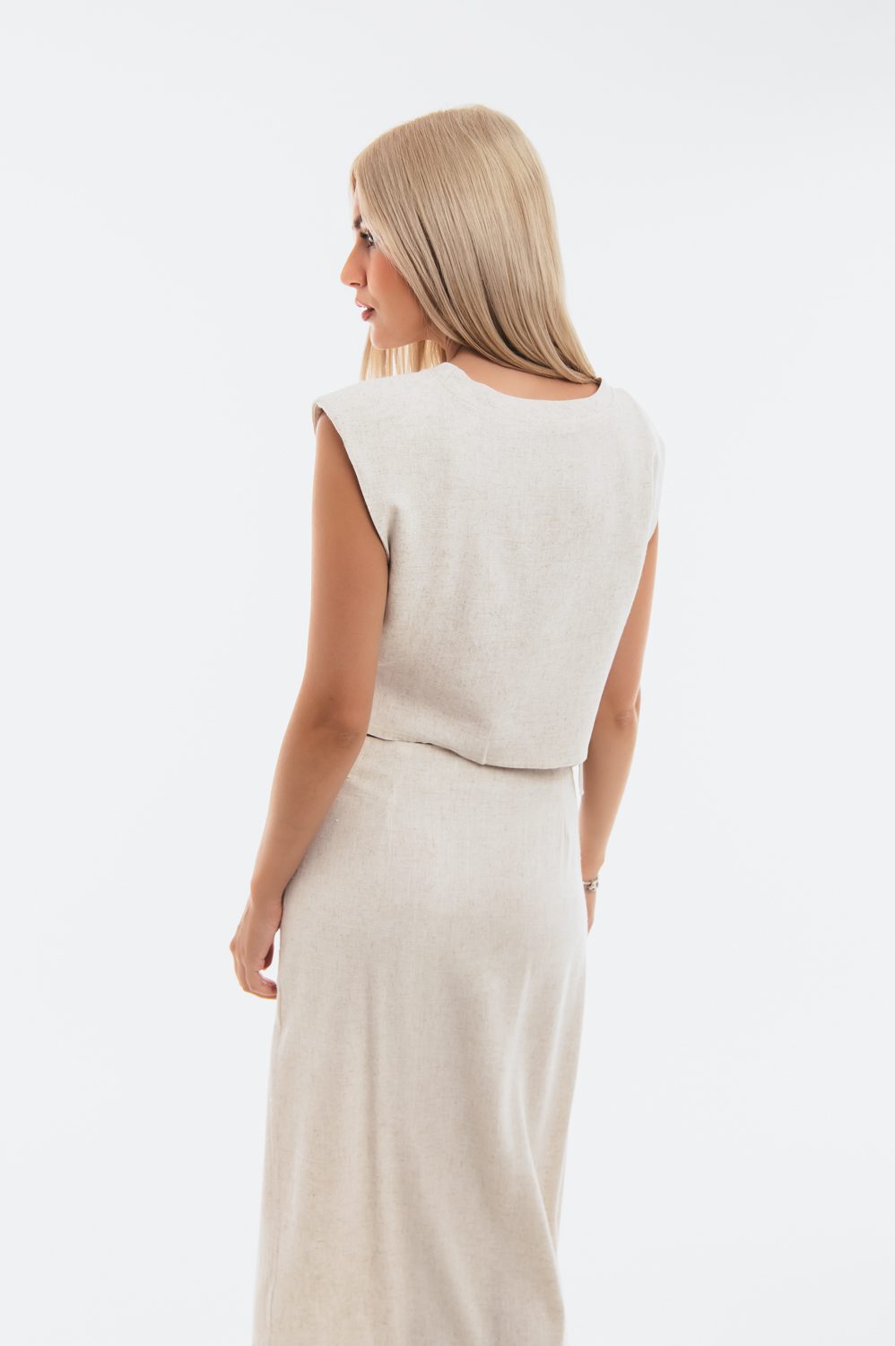 Τοπ λινό με βάτες