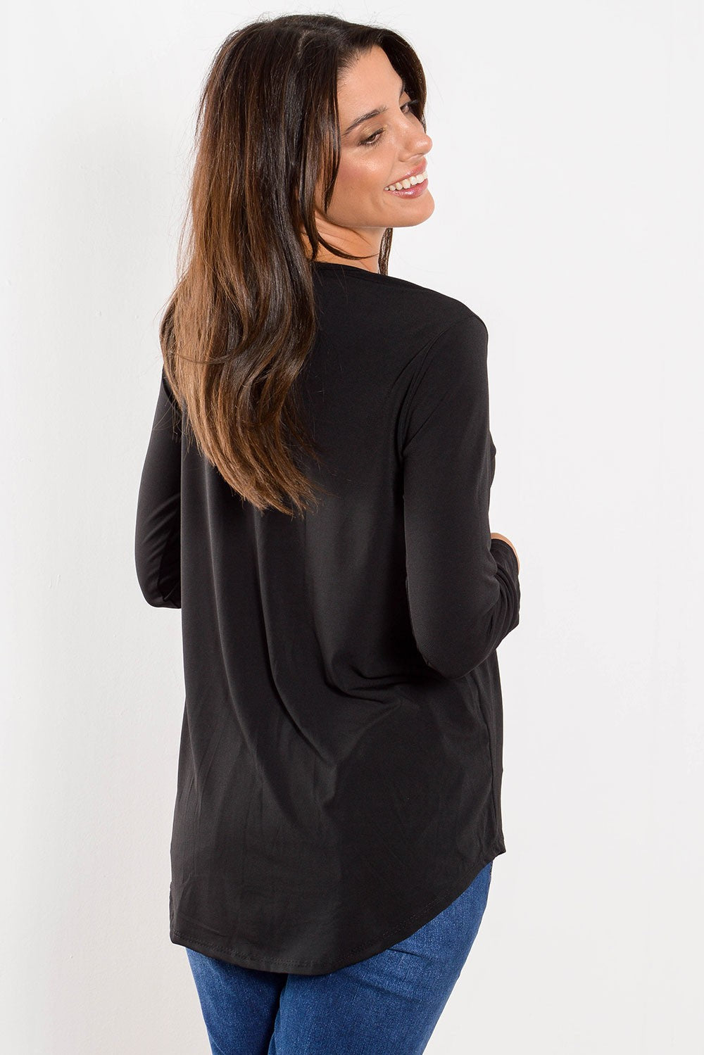 Μπλούζα crepe με πιέτα