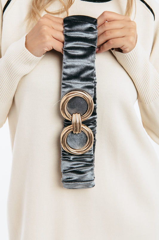 Ζώνη βελούδο με λάστιχο