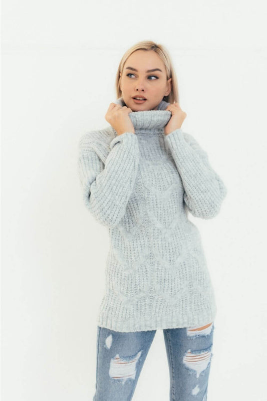 Μπλούζα πλεκτή ζιβάγκο