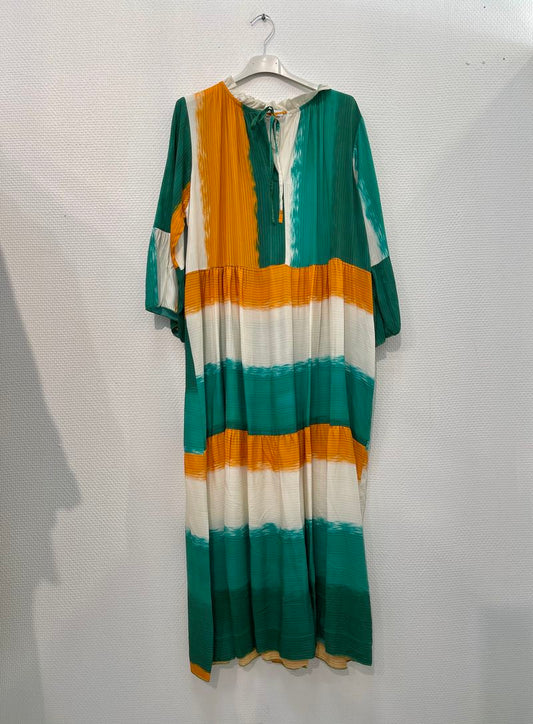 Φόρεμα midi printed multicolor