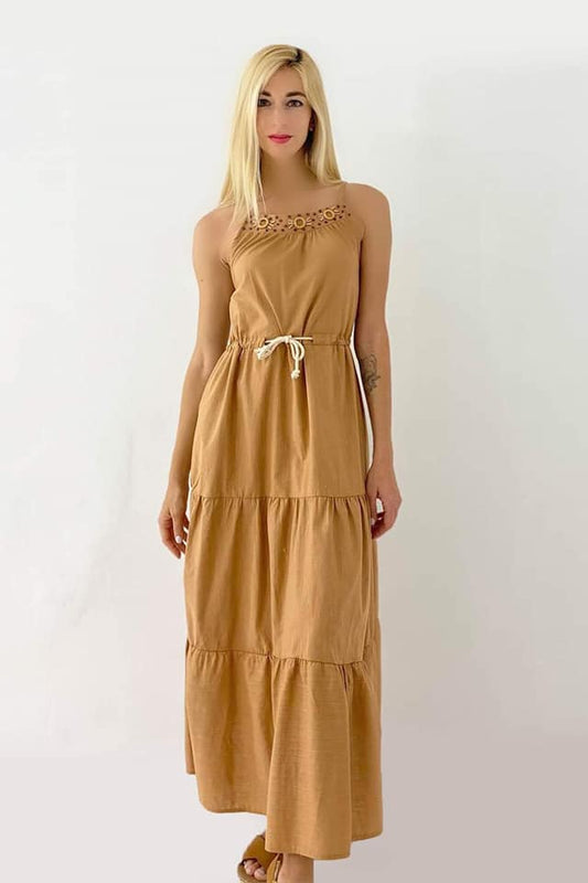 Φόρεμα maxi λινό