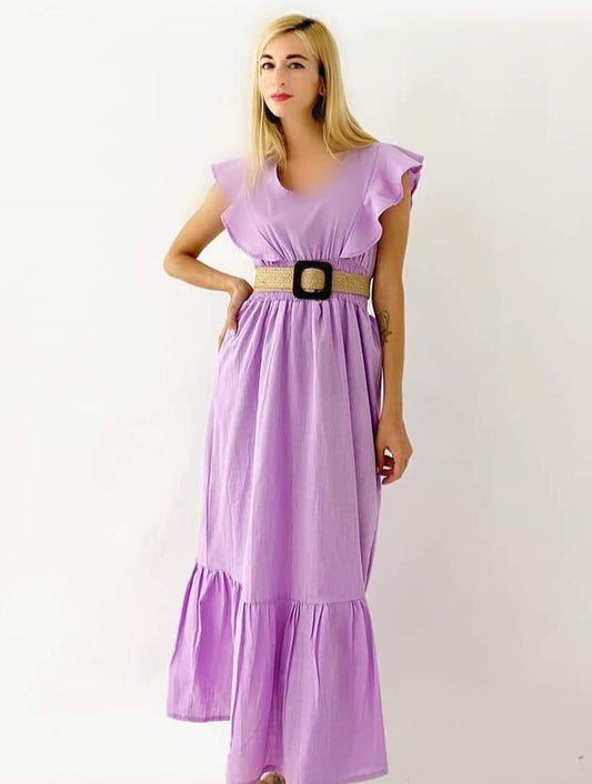 Φόρεμα maxi λινό