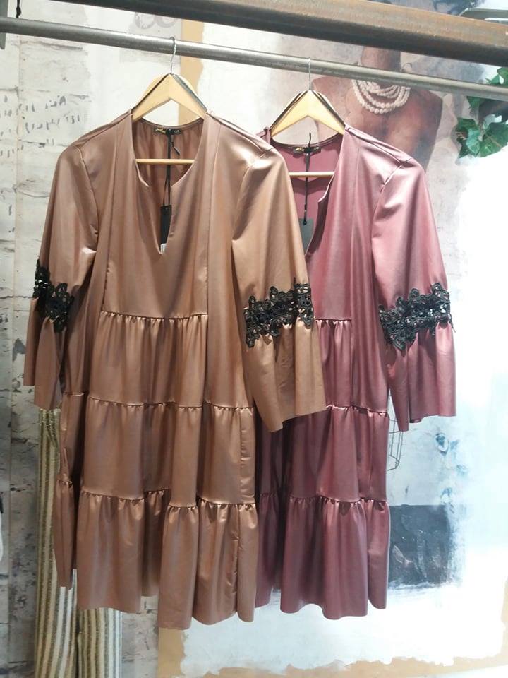 Φόρεμα mini δερματίνης