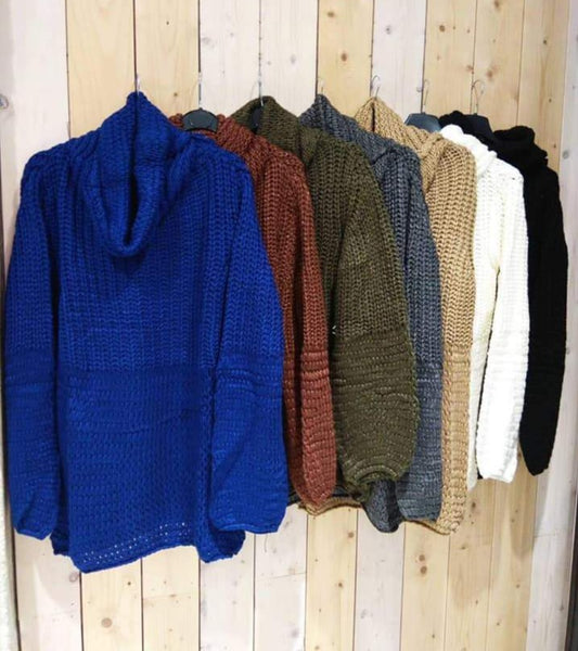 Μπλούζα πλεκτή φαρδιά