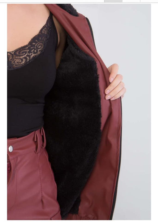 Σετ φούστα - jacket δερματίνης