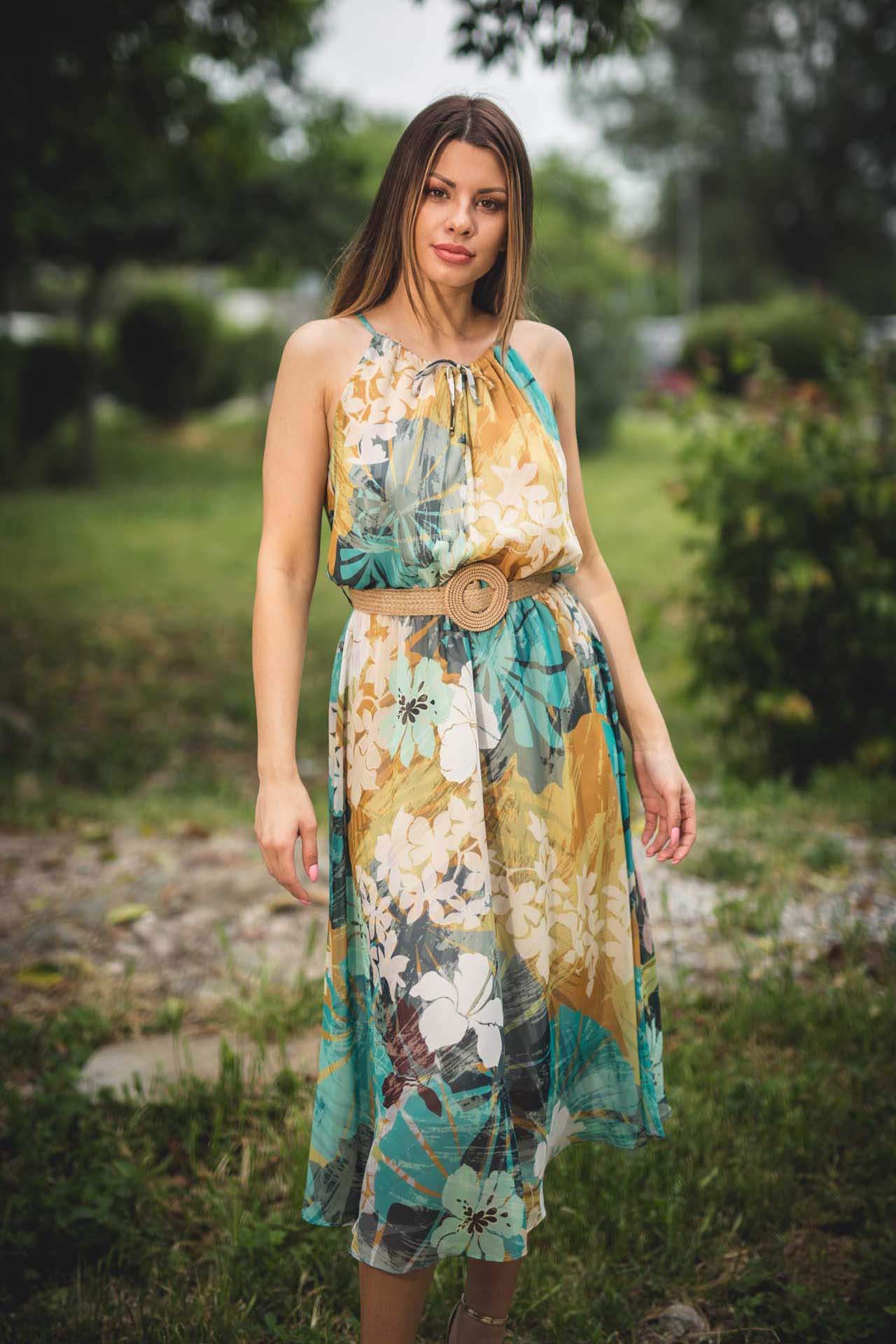 Φόρεμα midi floral