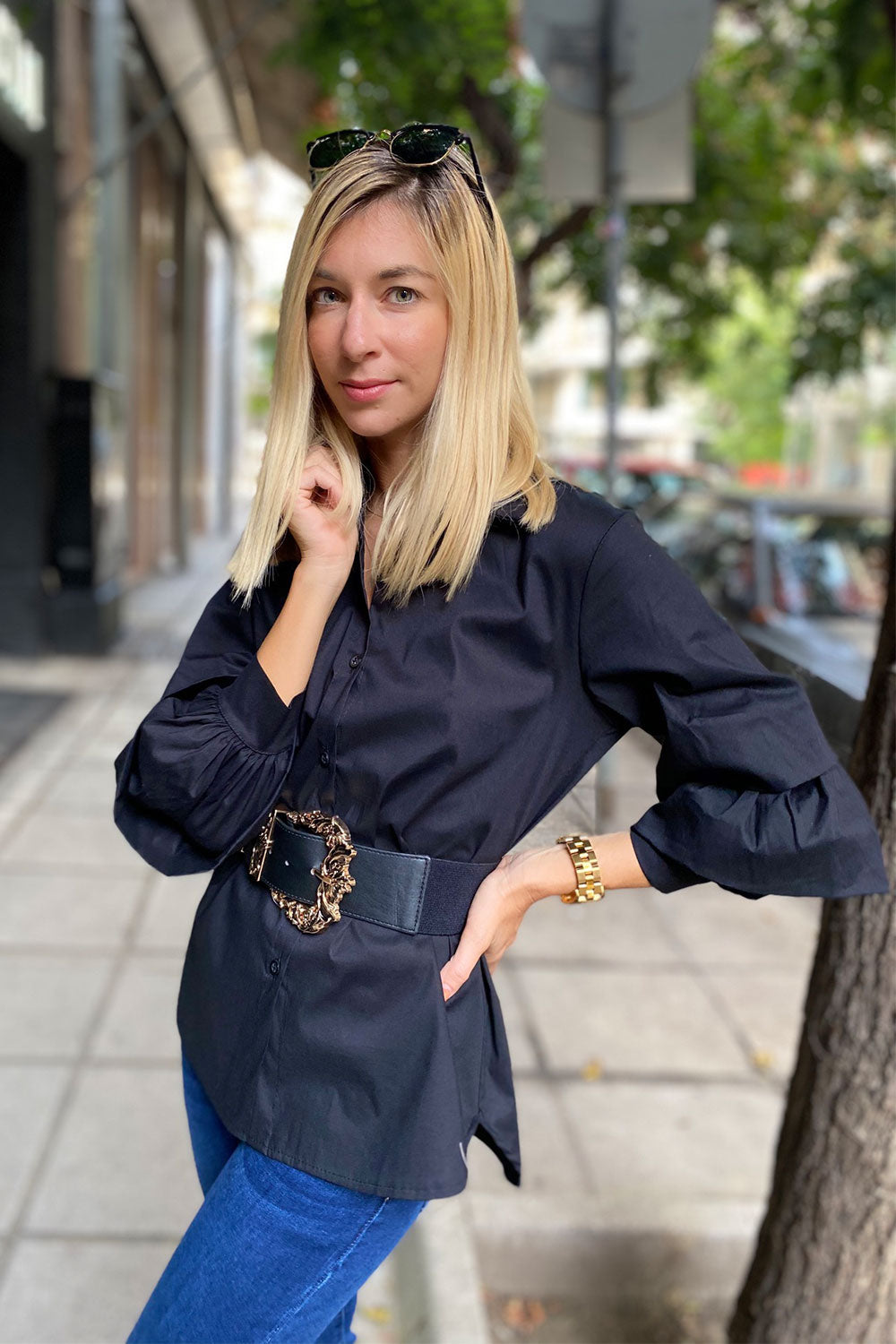 Πουκάμισο ποπλίνα