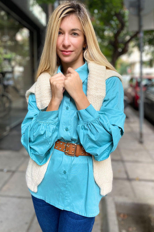 Πουκάμισο ποπλίνα