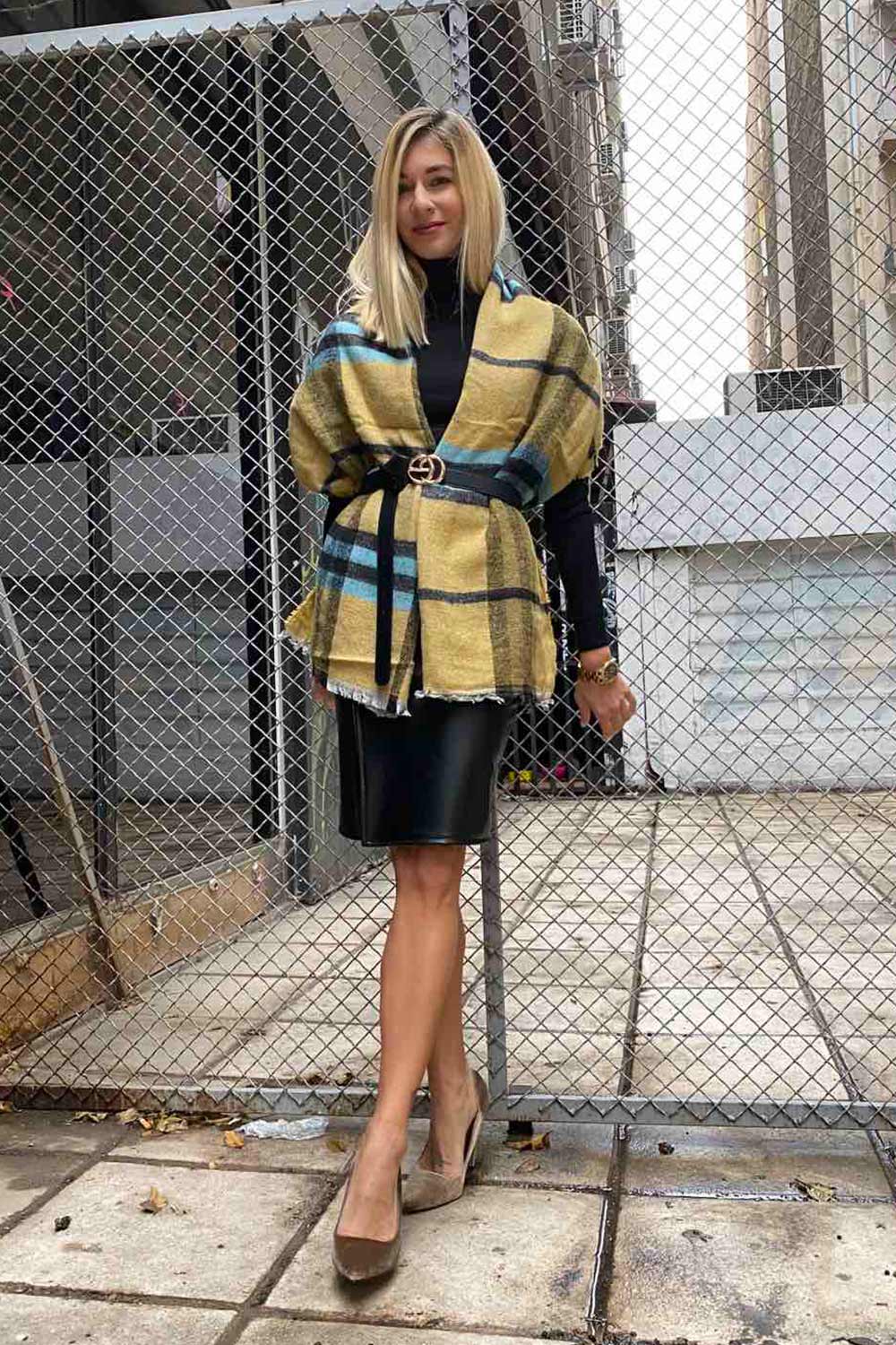 Κασκόλ/πασμίνα καρό