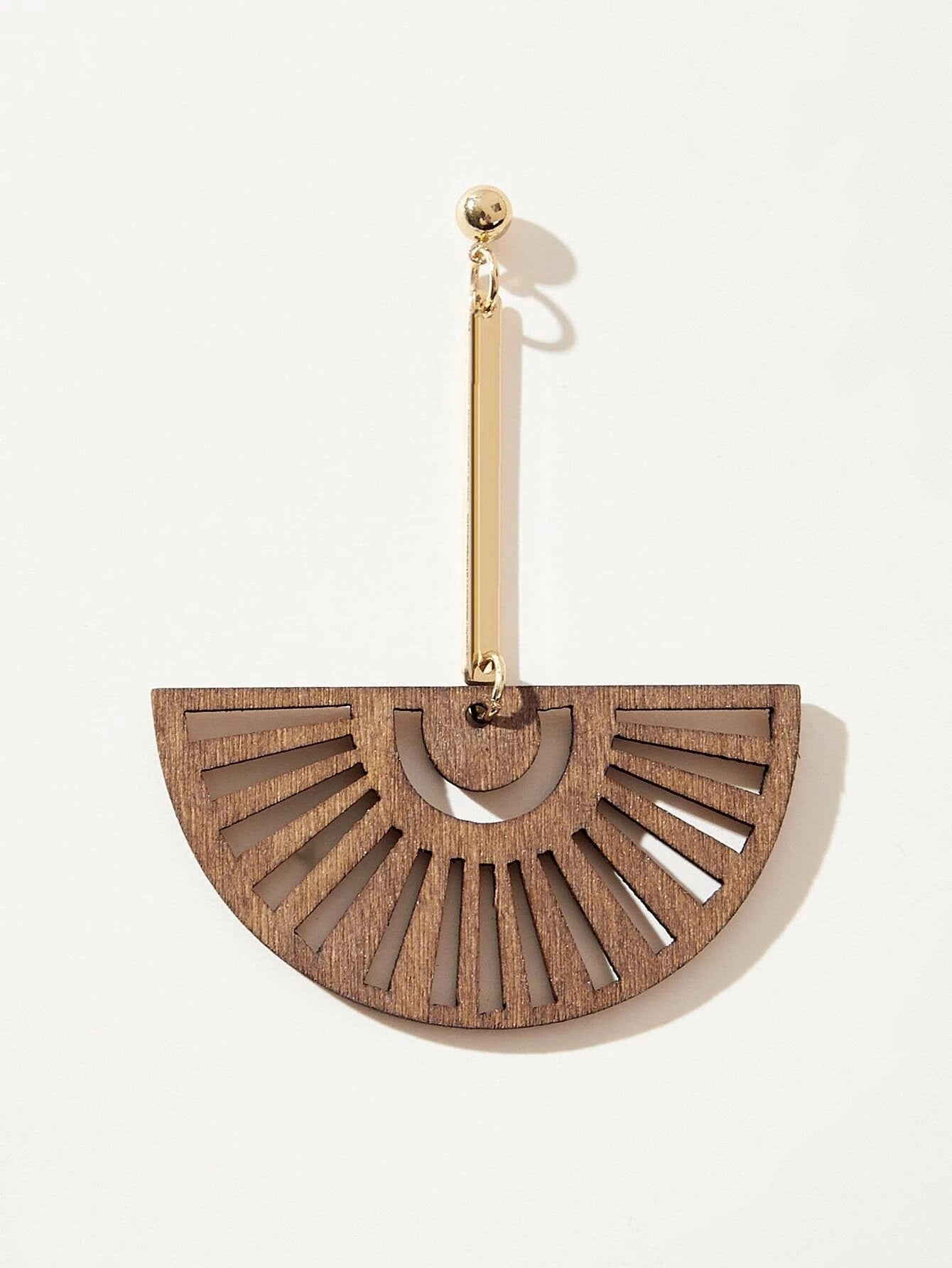 Σκουλαρίκια ξύλινα κρεμαστά