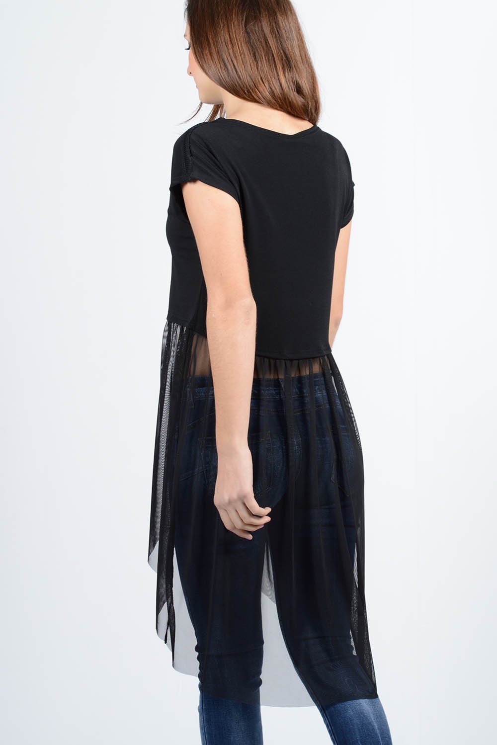 Top ασύμμετρο με διαφάνεια