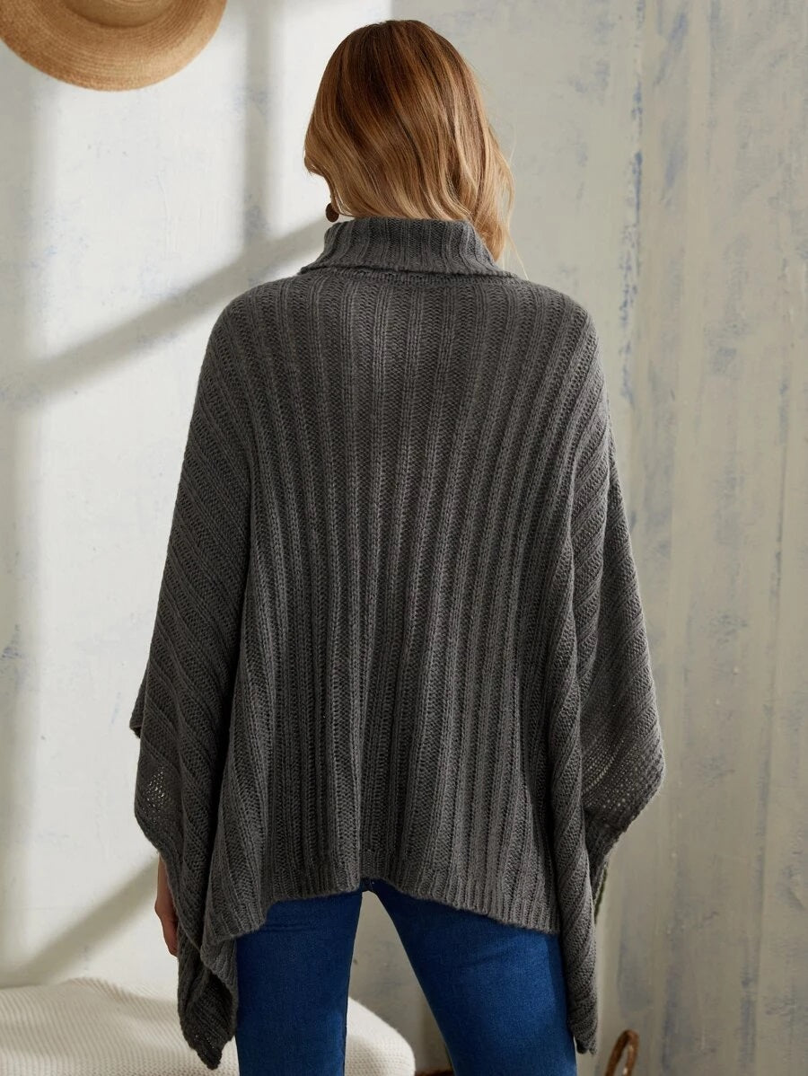 Ponchos πλεκτό oversized