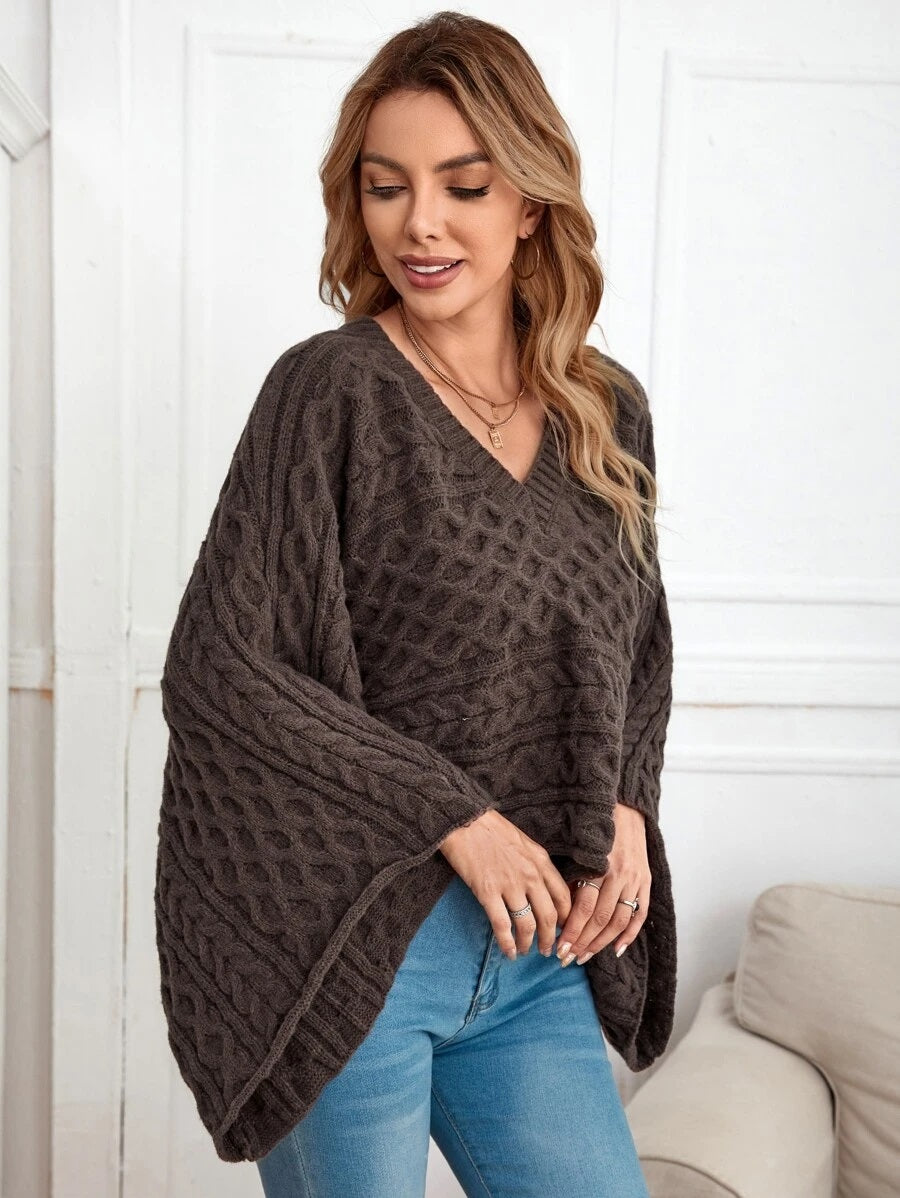 Ponchos πλεκτό