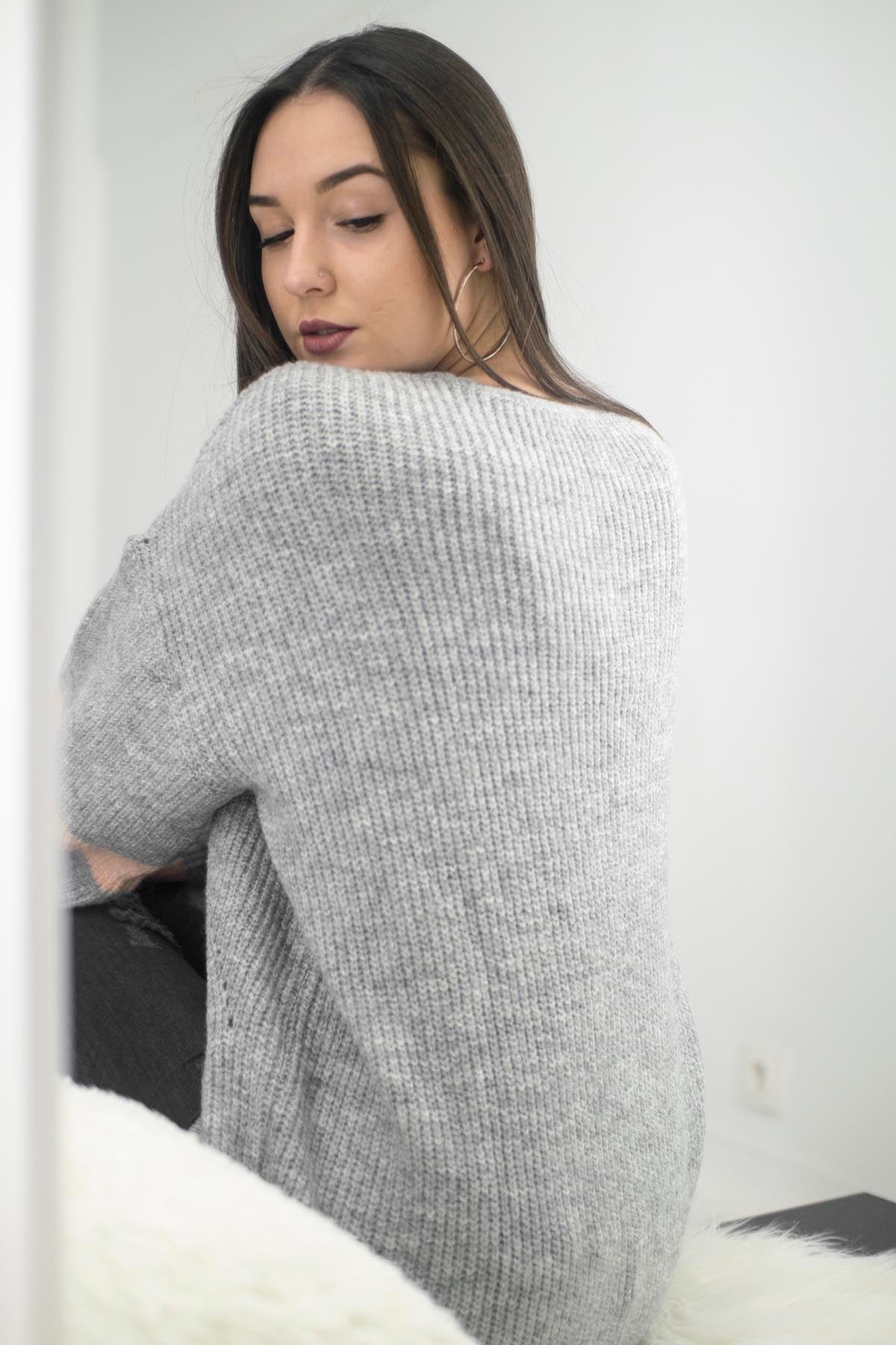 Μπλούζα πλεκτή oversized