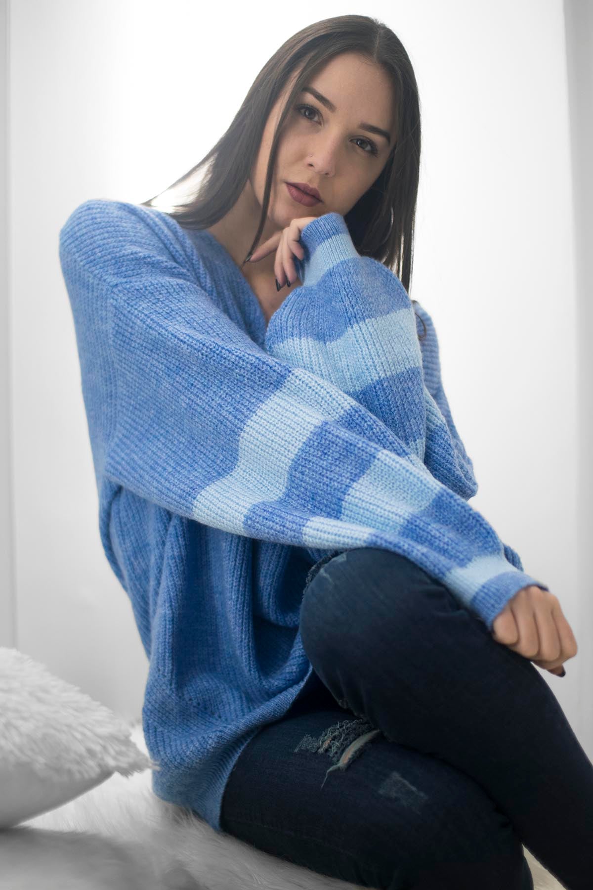 Μπλούζα πλεκτή oversized