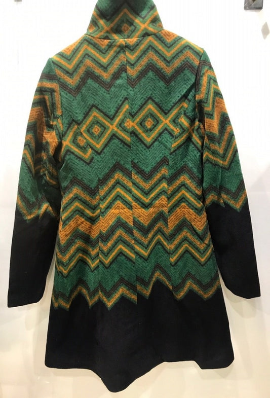 Ημίπαλτο μάλλινο πολύχρωμο