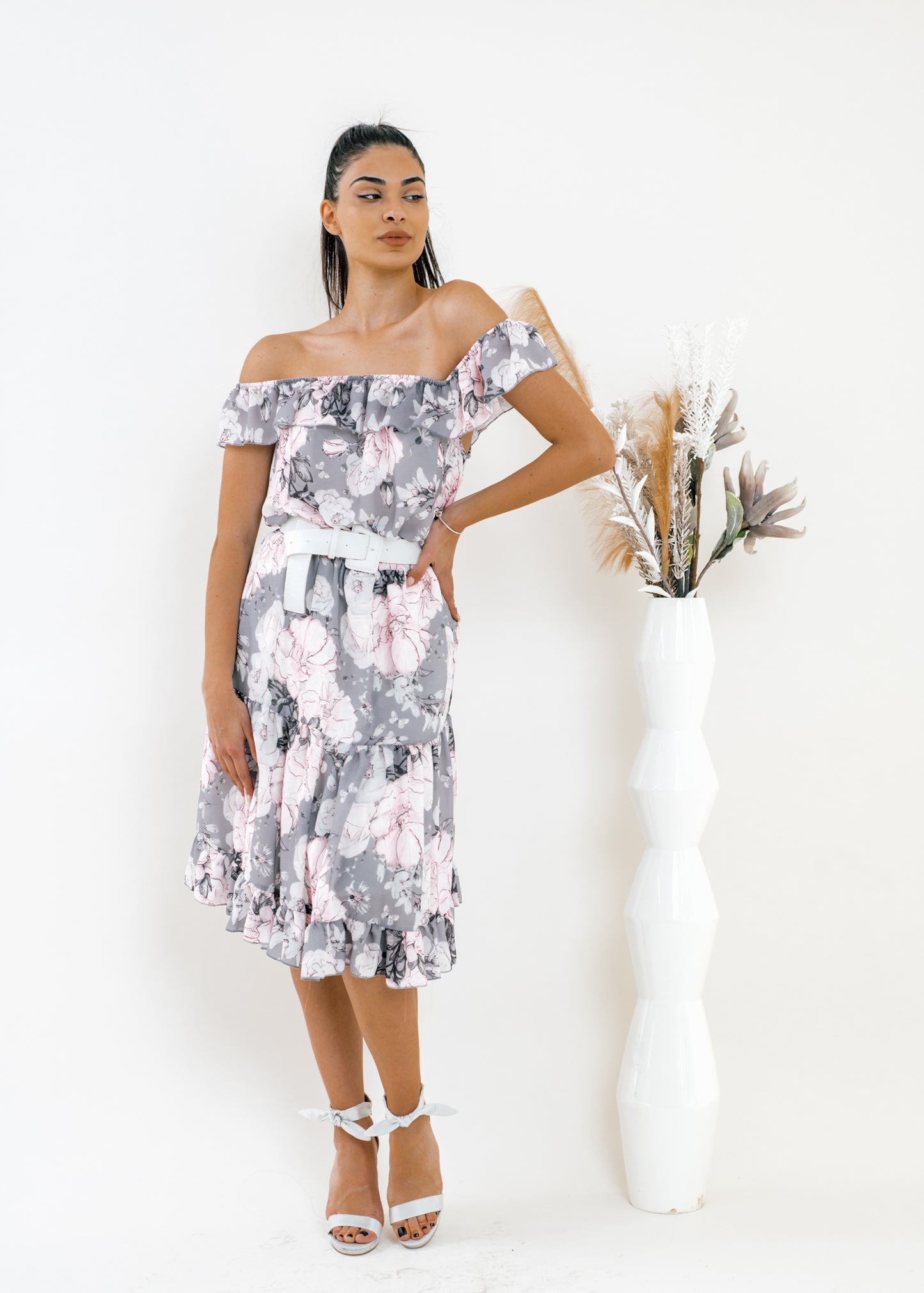 Φόρεμα midi floral