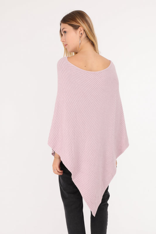 Πλεκτό ponchos rib