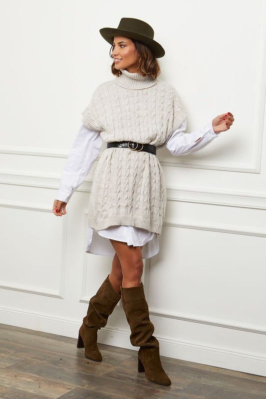 Καζάκα πλεκτή ζιβάγκο