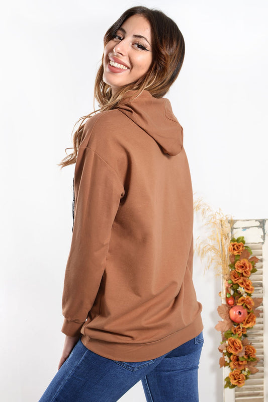 Φούτερ με στάμπα letter printed