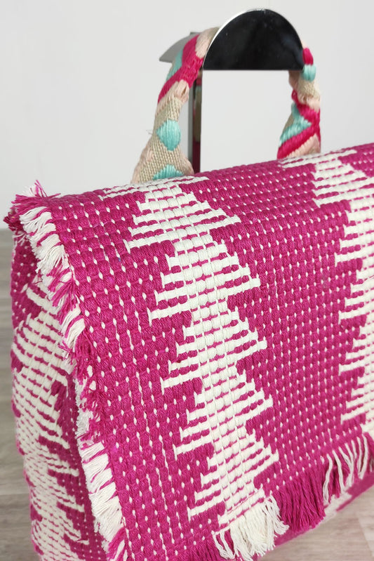 Τσάντα ψάθινη χειρός