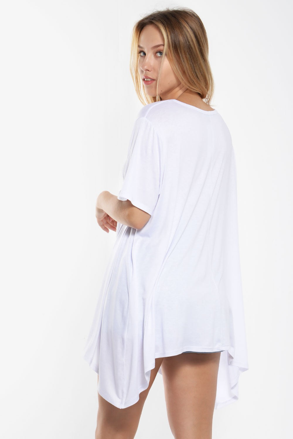 Μπλούζα oversized ασύμμετρη