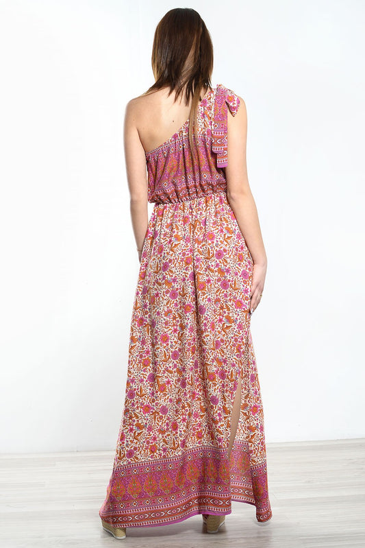 Φόρεμα maxi εμπριμέ