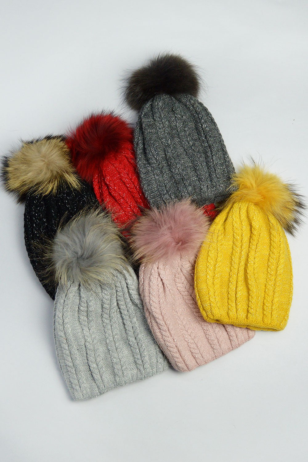 Σκουφάκι πλεκτό με lurex