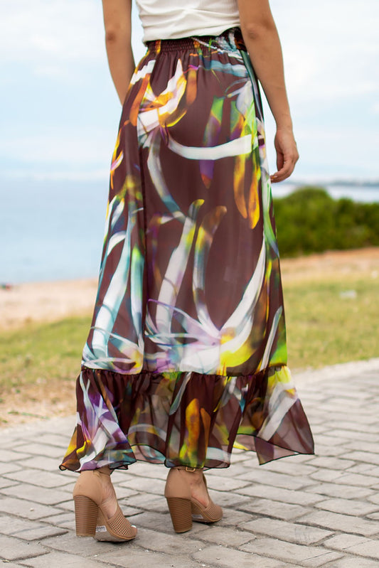 Φούστα maxi floral