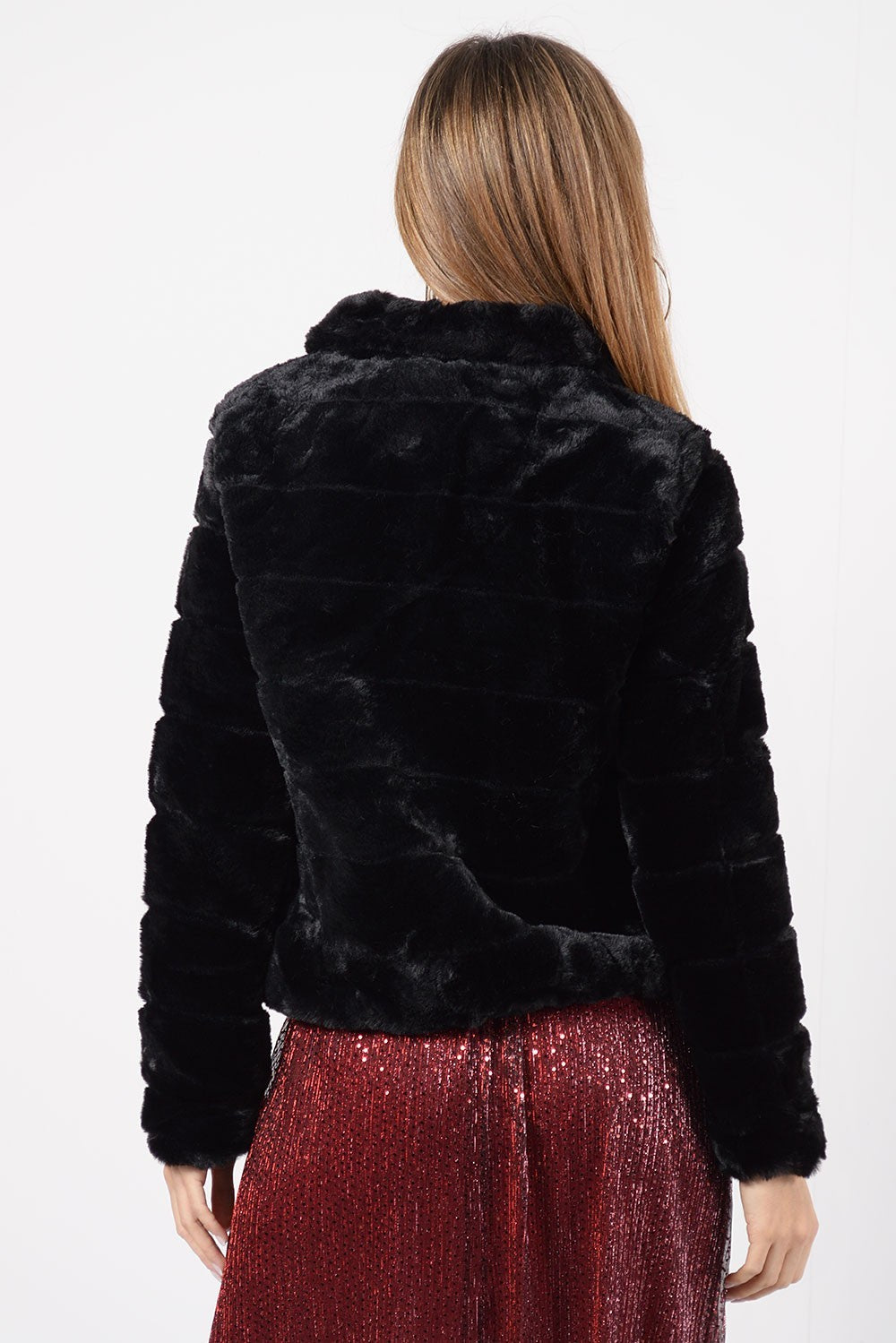 Γούνα κοντή με φερμουάρ