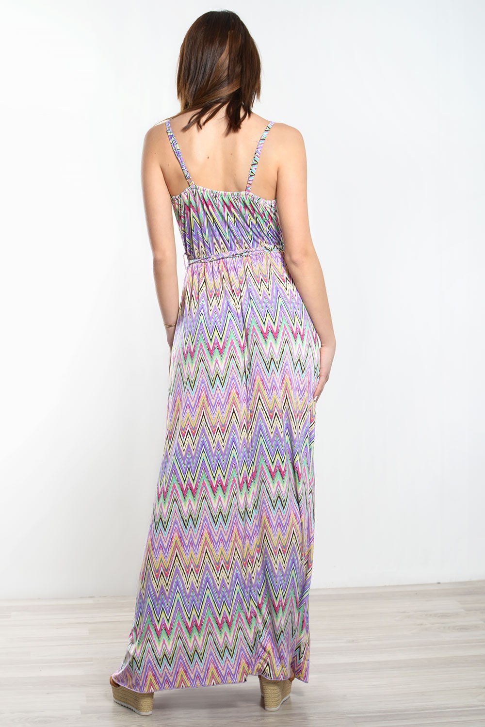 Φόρεμα maxi εμπριμέ