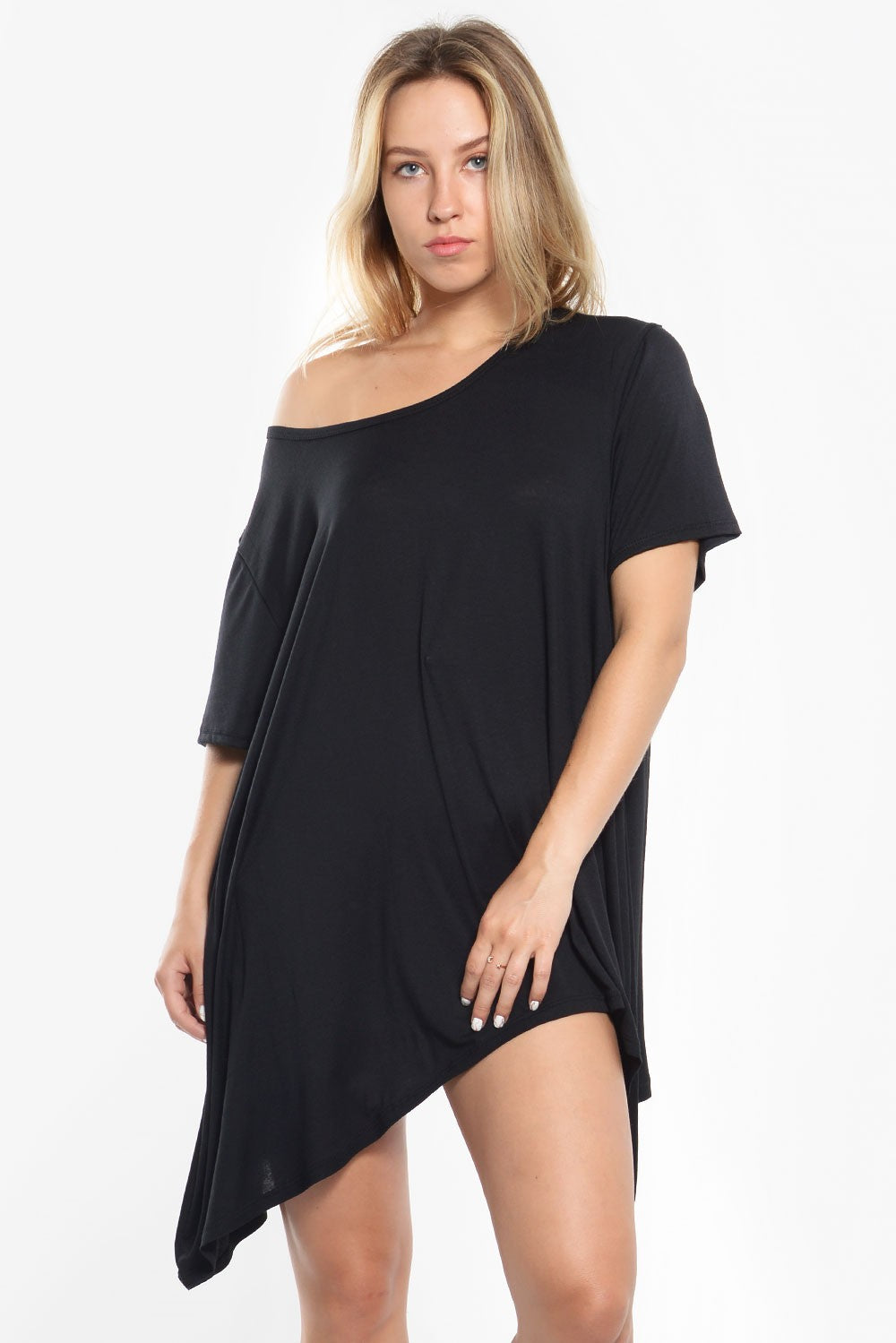 Μπλούζα oversized ασύμμετρη
