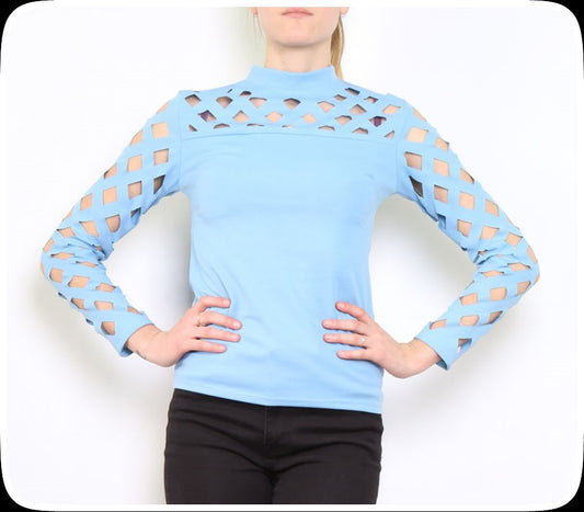 Μπλούζα με σχέδιο ρόμβους