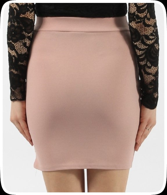 Φούστα με διαγώνια βολάν