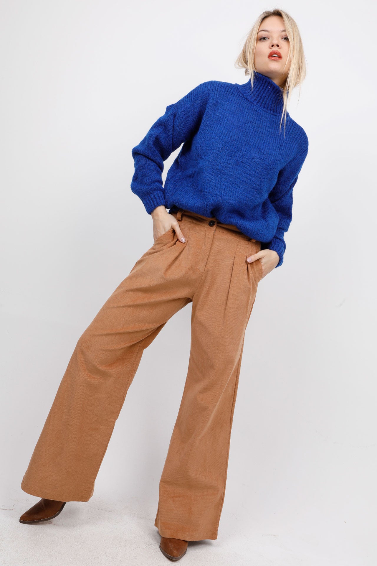 Μπλούζα ζιβάγκο πλεκτή