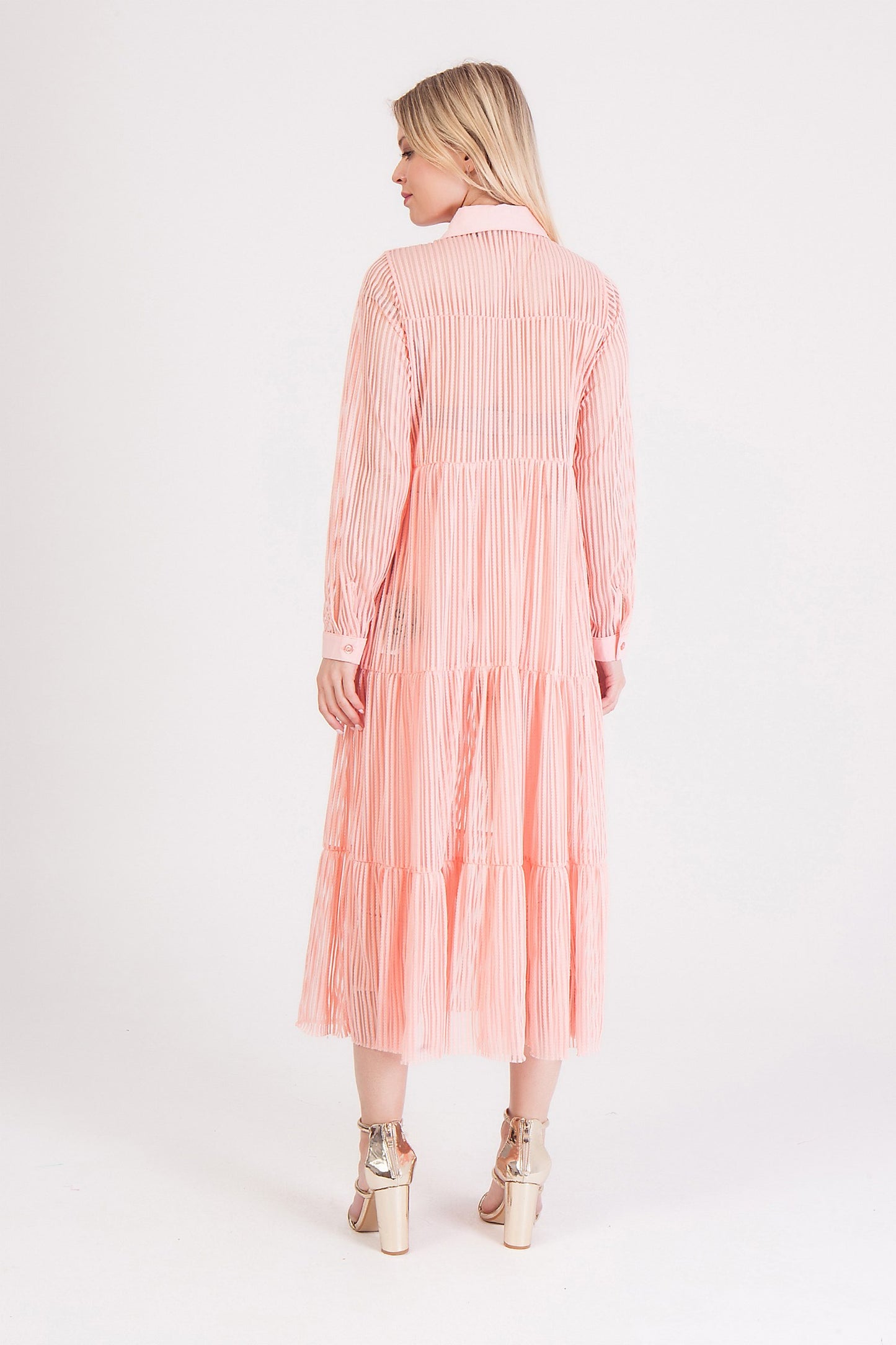 Τunic με ανάγλυφο ριγέ