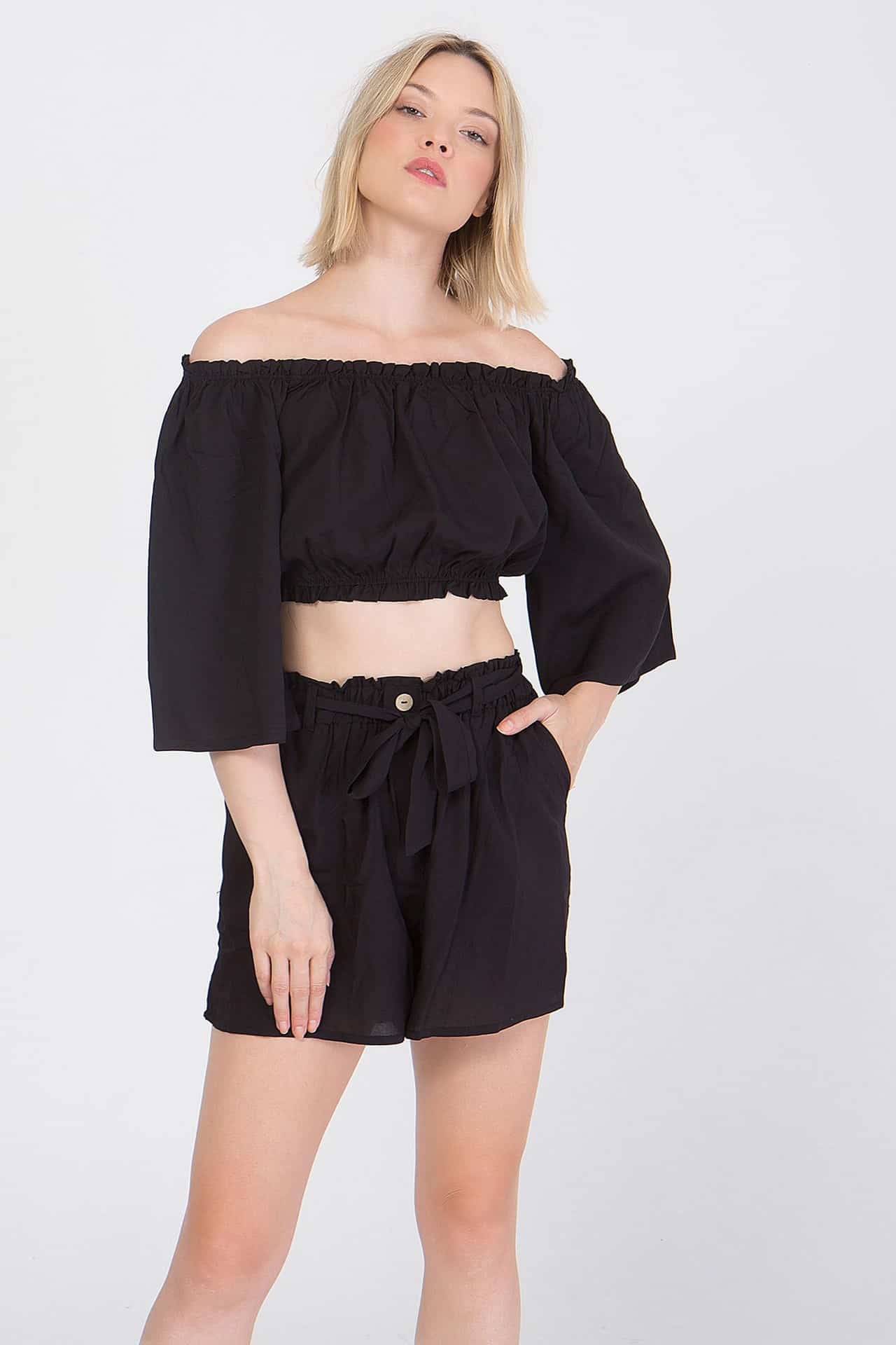 Shorts με ζώνη