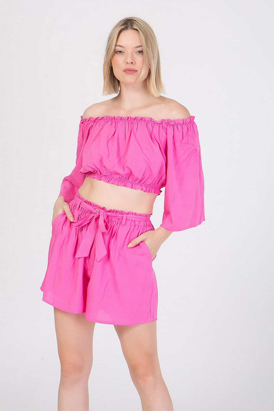 Shorts με ζώνη