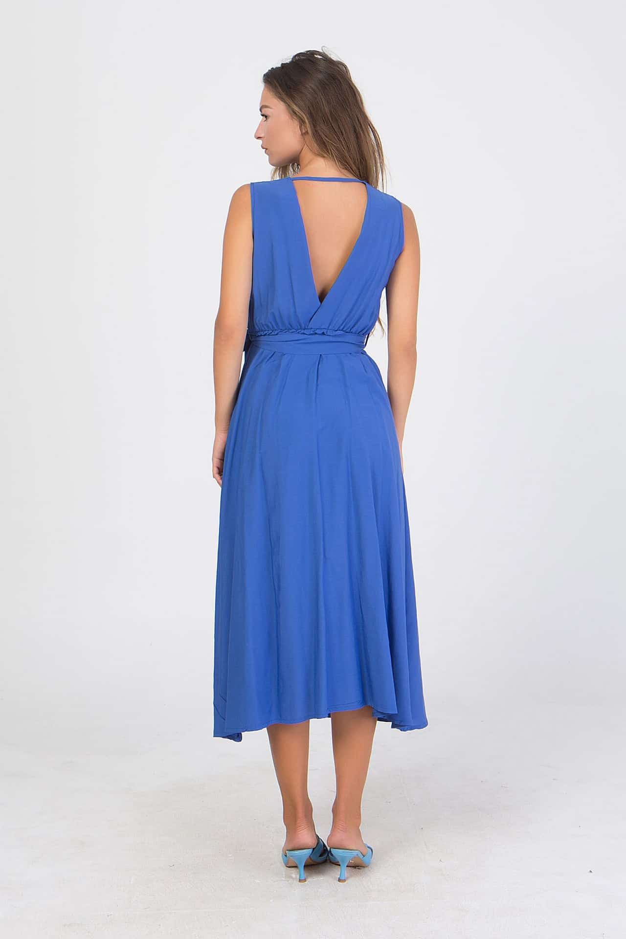 Φόρεμα μακρύ κρουαζέ