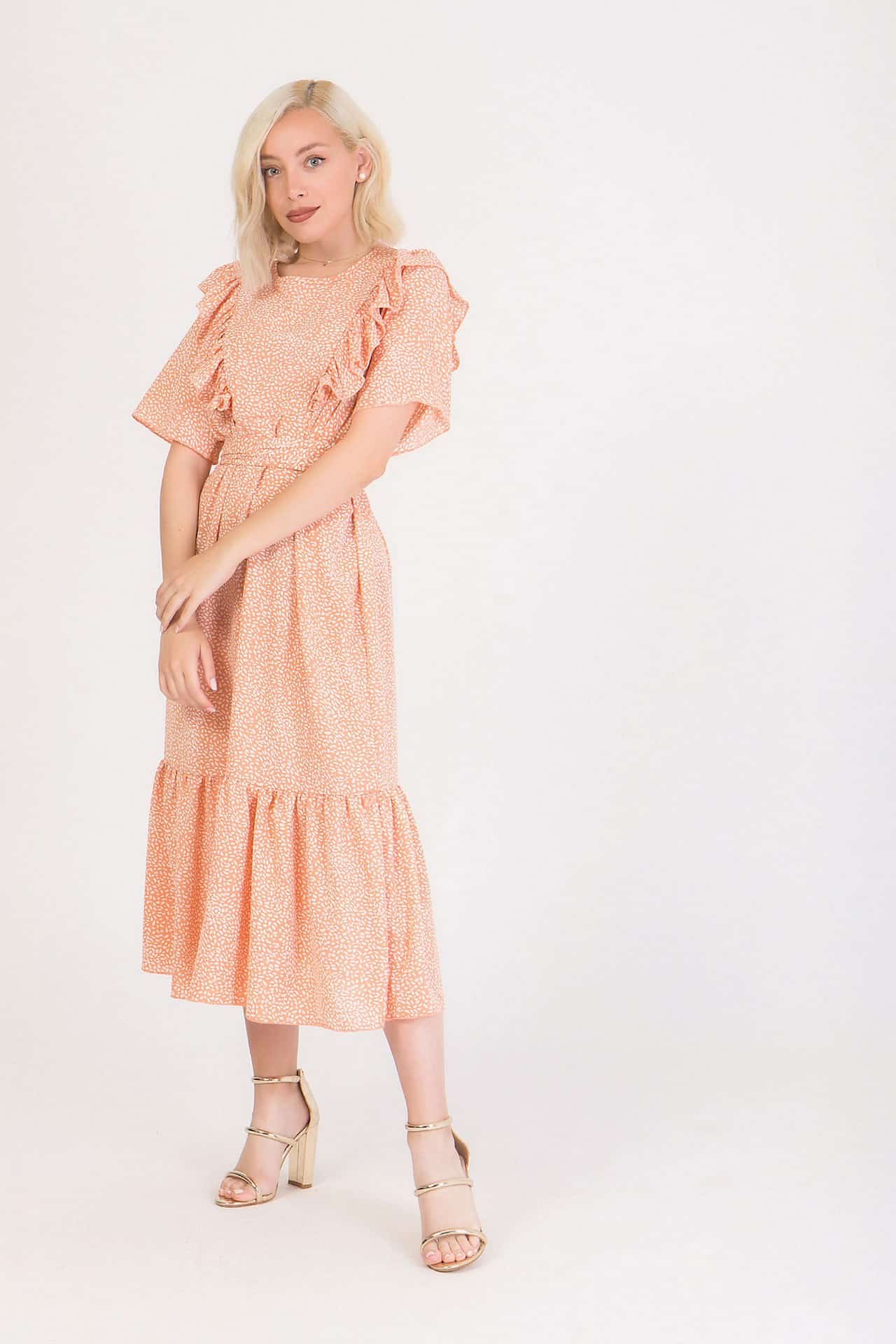 Φόρεμα μακρύ εμπριμέ