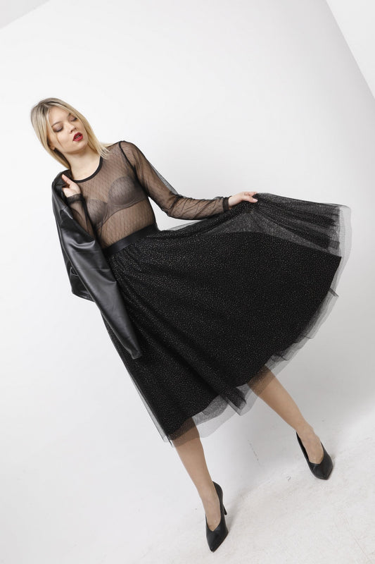 Φούστα tutu με strass