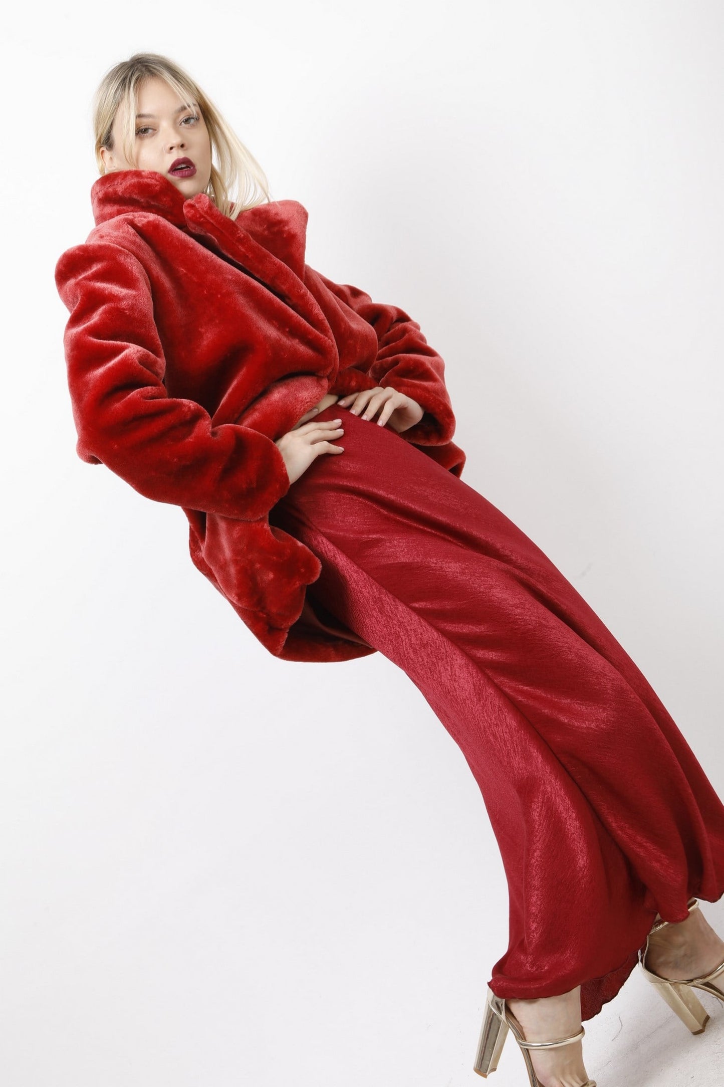 Φούστα satin maxi