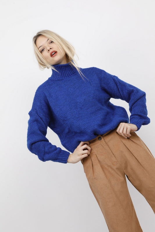 Μπλούζα ζιβάγκο πλεκτή