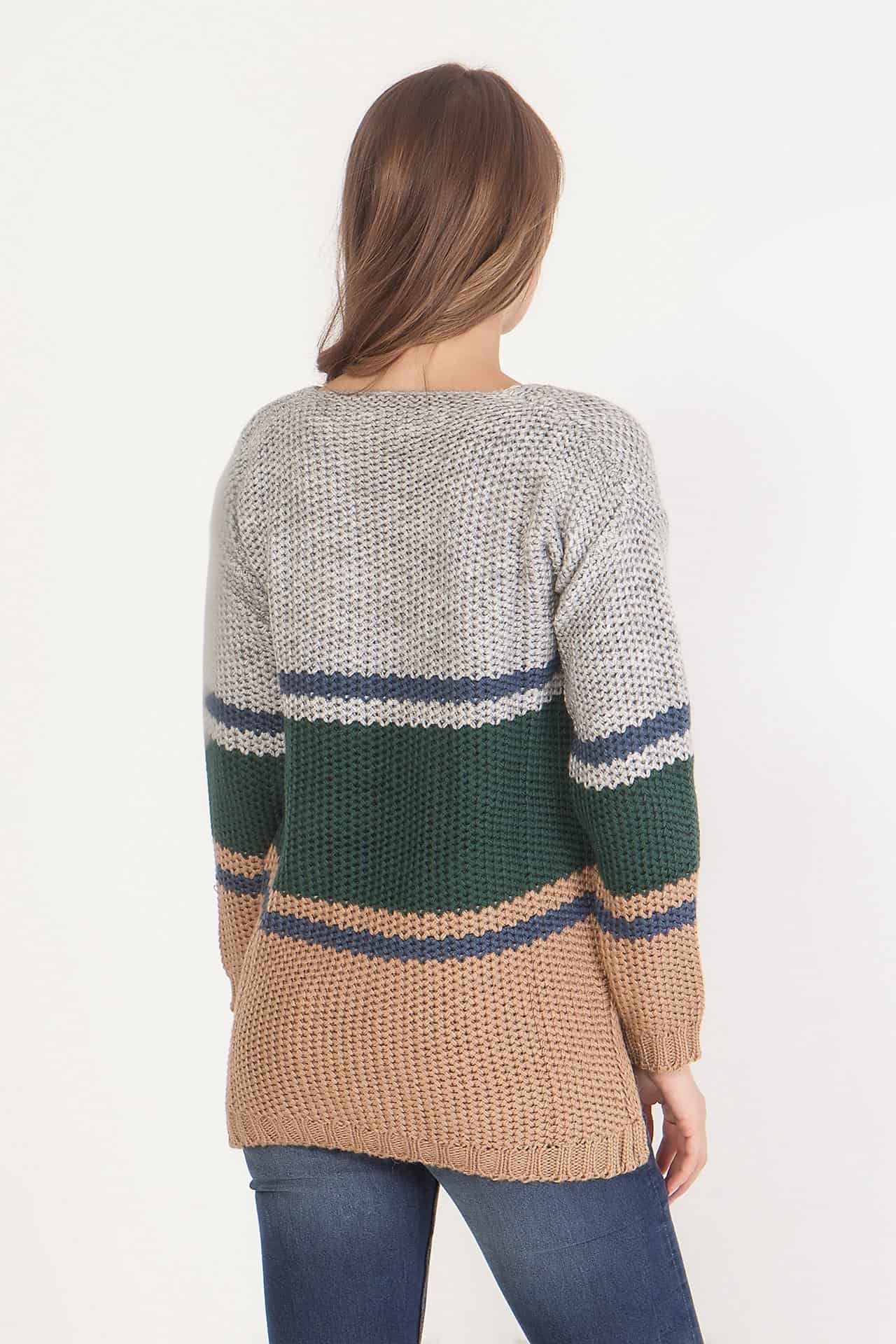 Μπλούζα πλεκτή πολύχρωμη